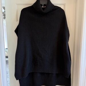 BCBG Maxazaria Women's Black Turtleneck Sweater Tunic size M/L